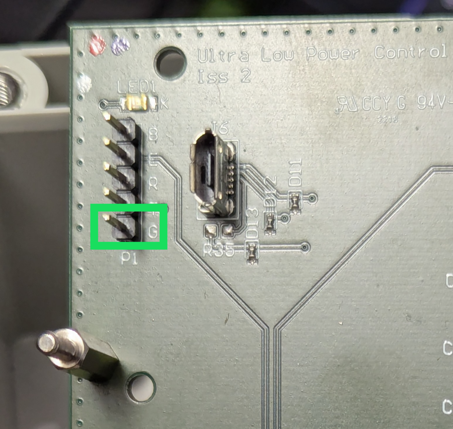 Ground Pin on 5 pin header